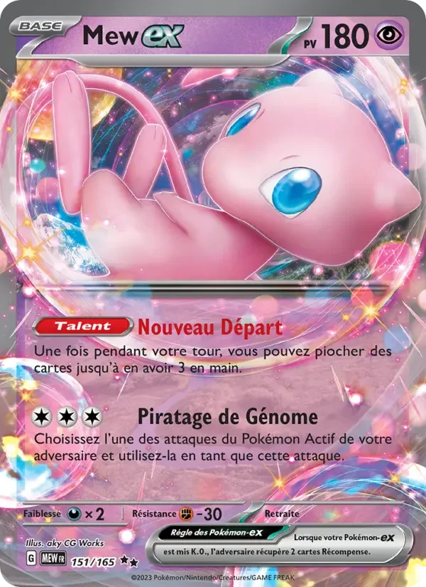 Carte Pokémon Mew-ex — Pokémon 151