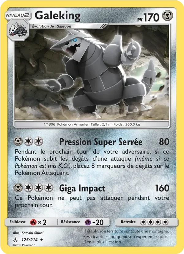 Carte Pokémon Galeking — Alliance Infaillible