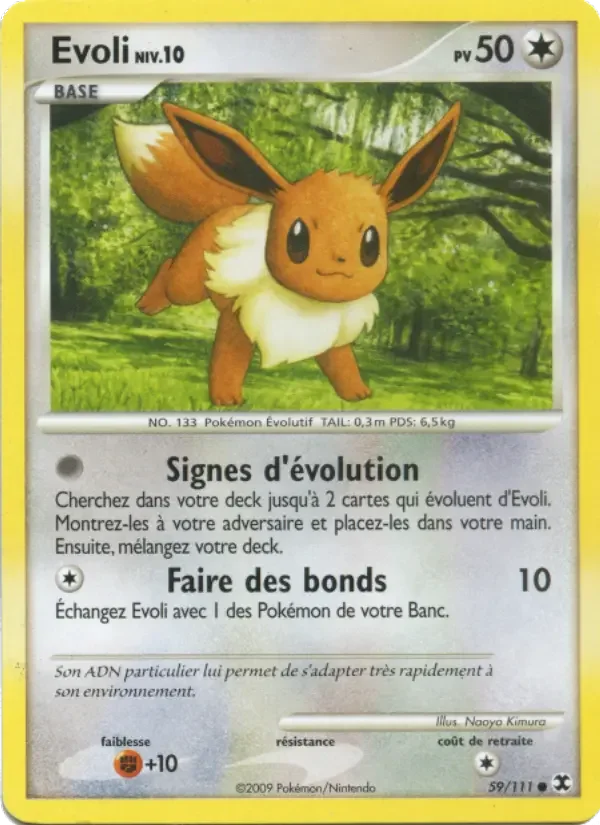 Carte Pokémon Evoli Niv. 10 — Rivaux Émergeants