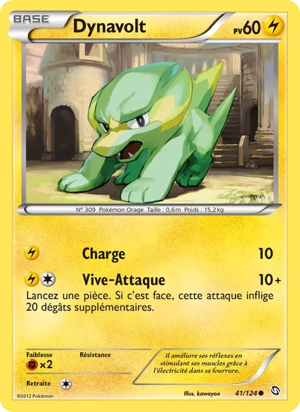 Carte Pokémon Dynavolt — Dragons Exaltés