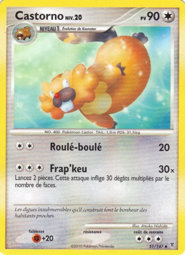 Carte Pokémon Castorno — Vainqueurs Suprêmes