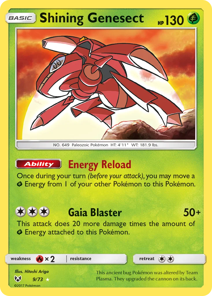 Carte Genesect Brillant
