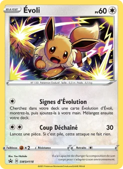 Carte Pokémon Évoli — Promos Épée et Bouclier