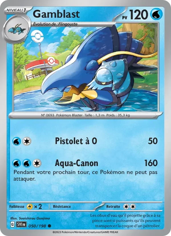 Carte Pokémon Gamblast — Écarlate et Violet