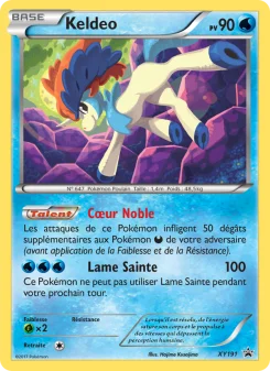 Carte Pokémon Keldeo — Promos X&Y