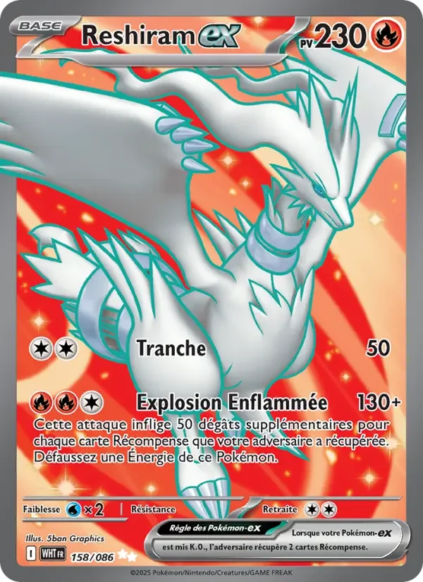Carte Reshiram-ex