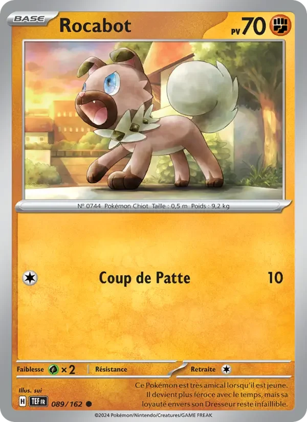 Carte Pokémon Rocabot — Forces Temporelles