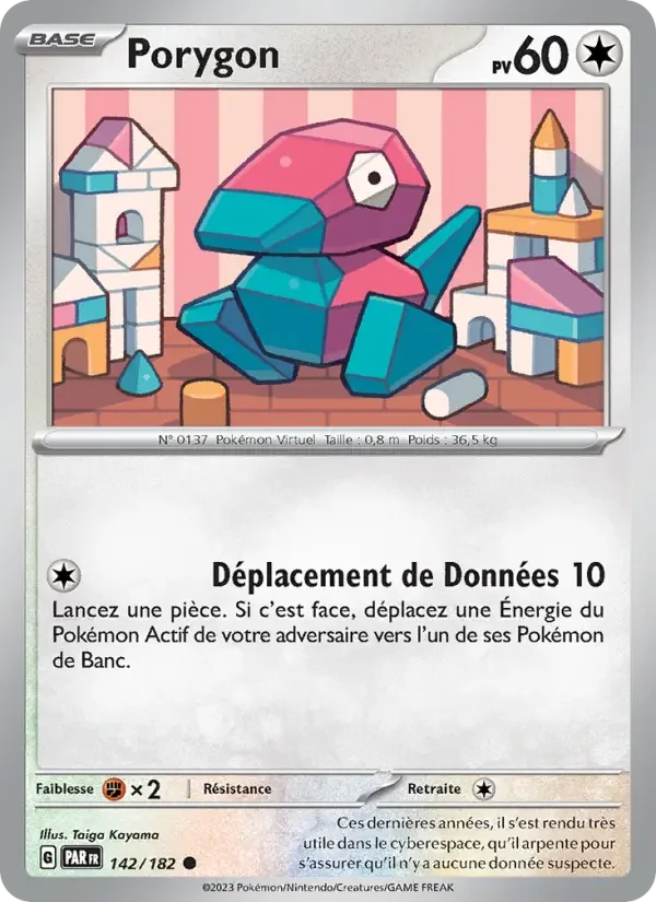 Carte Pokémon Porygon — Faille Paradoxe
