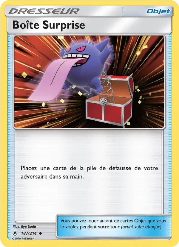 Carte Pokémon Boîte Surprise — Alliance Infaillible