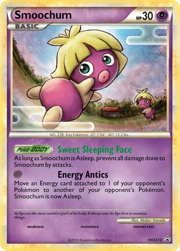Carte Pokémon Smoochum — Promos HeartGold SoulSilver