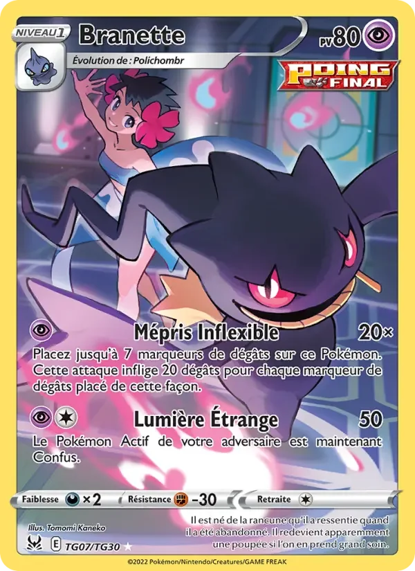 Carte Pokémon Branette — Origine Perdue
