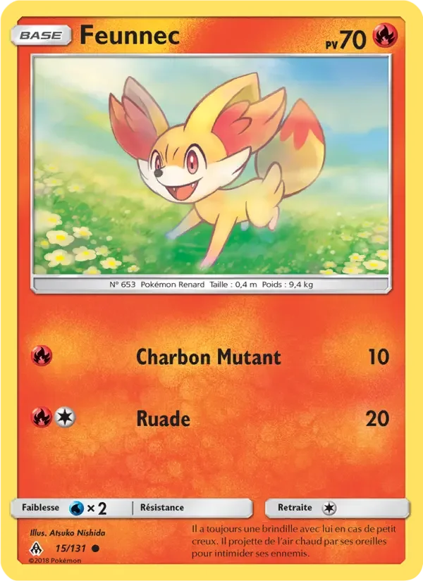 Carte Pokémon Feunnec — Lumière Interdite