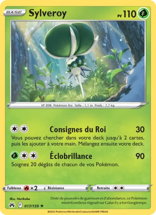 Carte Pokémon Sylveroy — Zénith Suprême