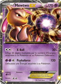 Carte Pokémon Mewtwo ex — Promos Noir et Blanc