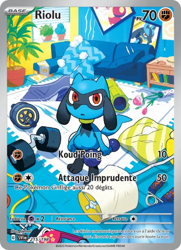 Carte Pokémon Riolu — Écarlate et Violet