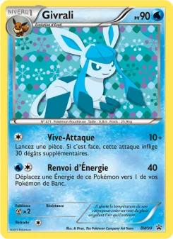 Carte Pokémon Givrali — Promos Noir et Blanc