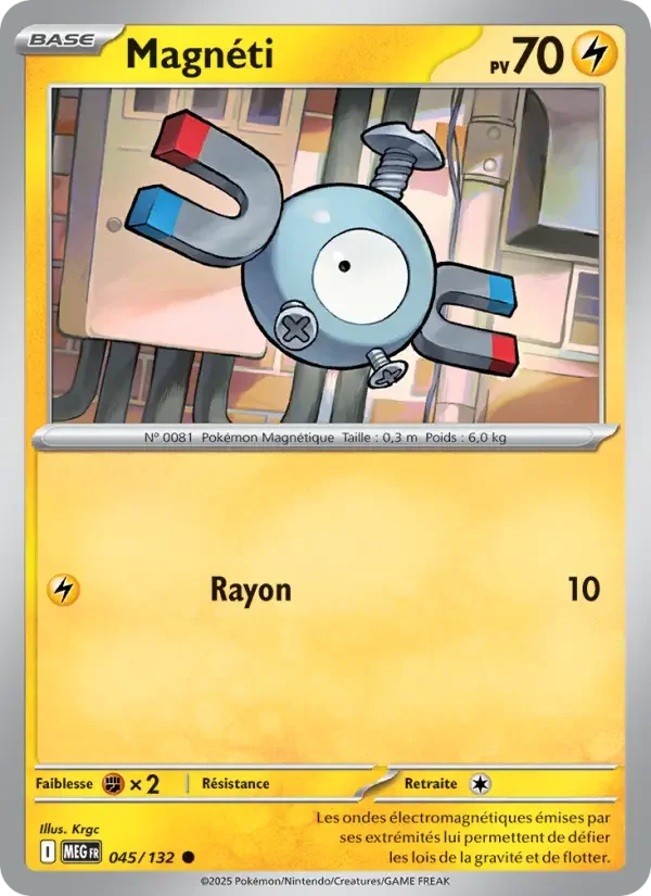 Carte Pokémon Magnéti — Méga-Évolution