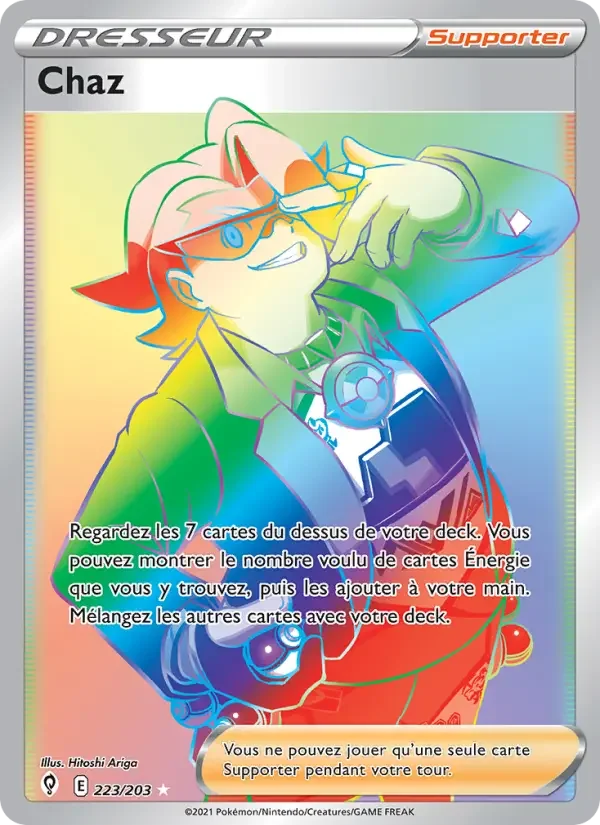 Carte Pokémon Chaz — Évolution Céleste