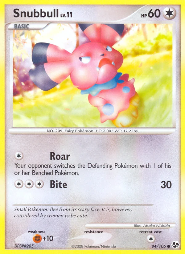 Carte Pokémon Snubbull — Grands Envols