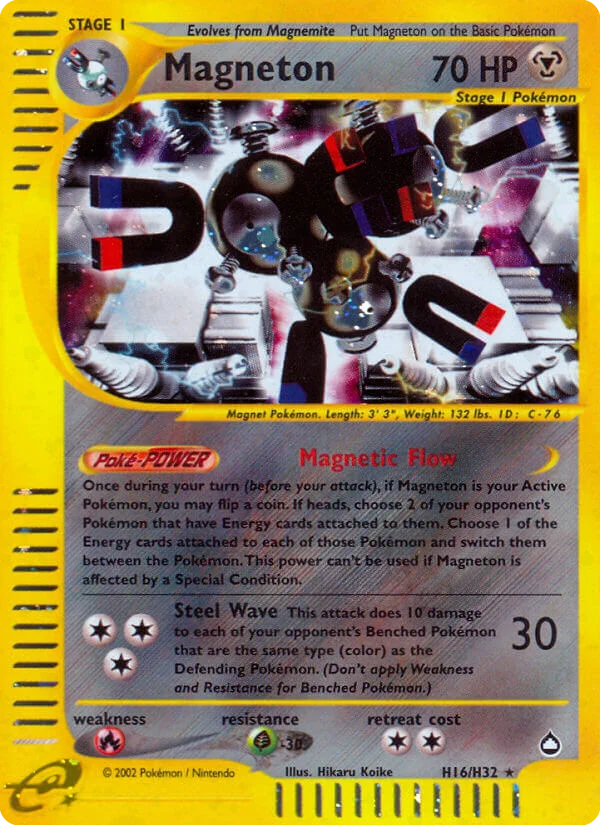Carte Pokémon Magneton — Aquapolis