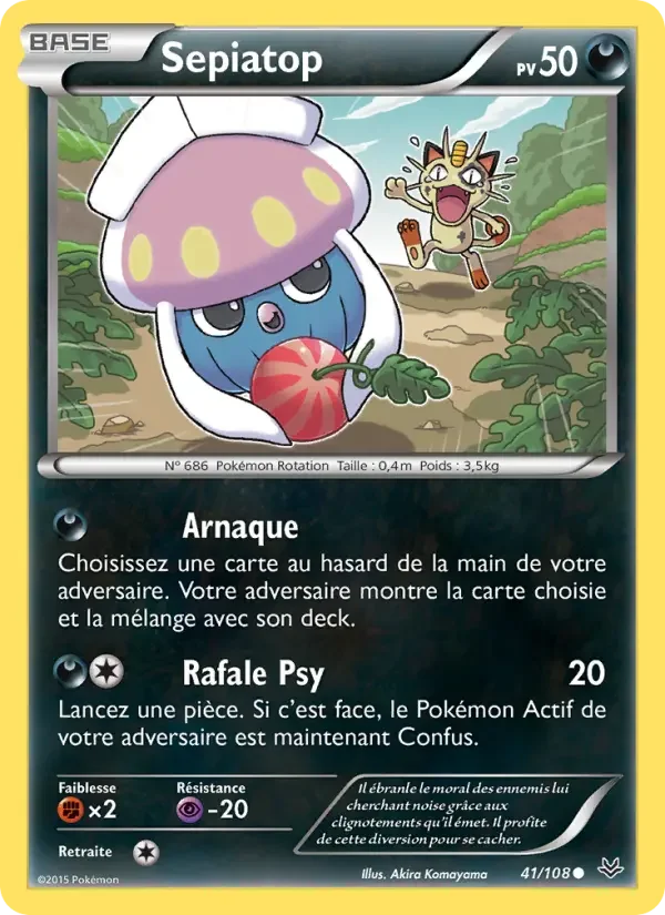Carte Pokémon Sepiatop — Ciel Rugissant