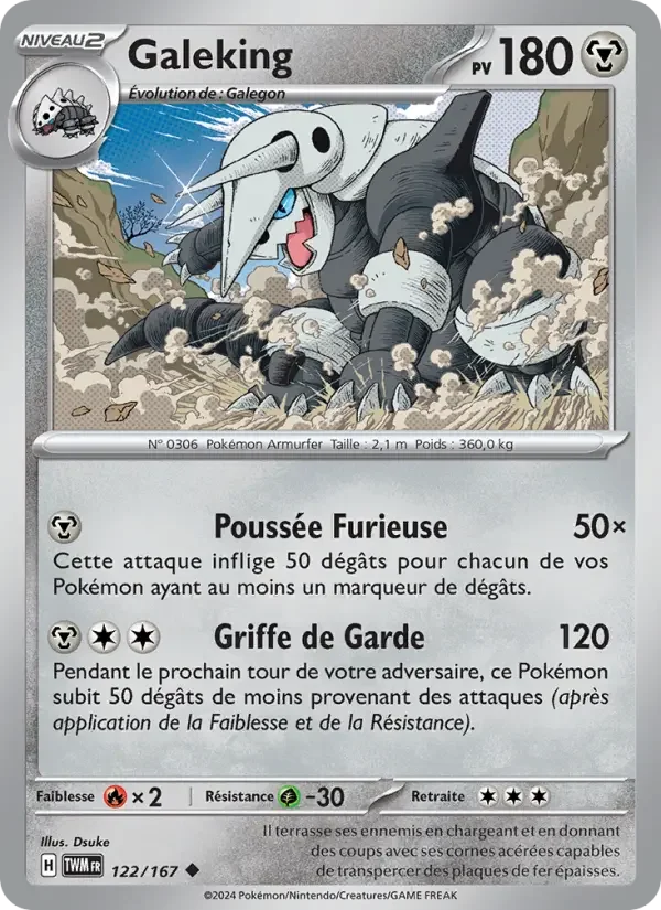 Carte Pokémon Galeking — Mascarade Crépusculaire