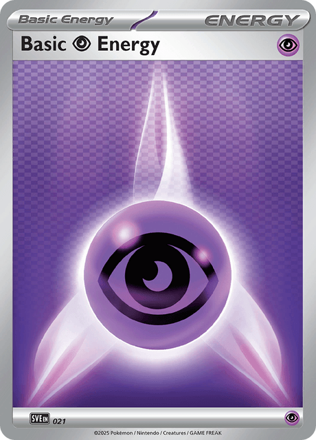 Carte Pokémon Énergie Psy — Écarlate et Violet