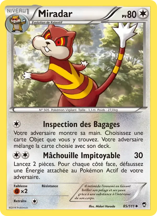 Carte Pokémon Miradar — Poings Furieux