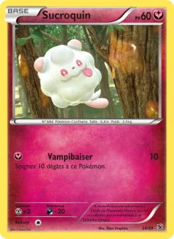 Carte Pokémon Sucroquin — Bienvenue à Kalos