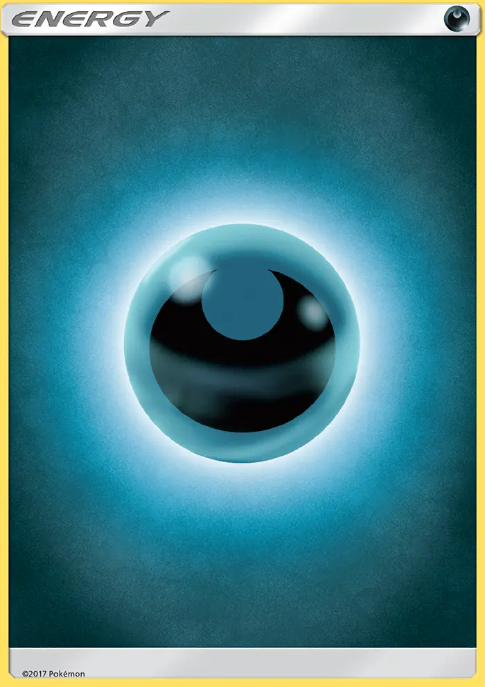 Carte Pokémon Énergie Obscurité — Soleil et Lune