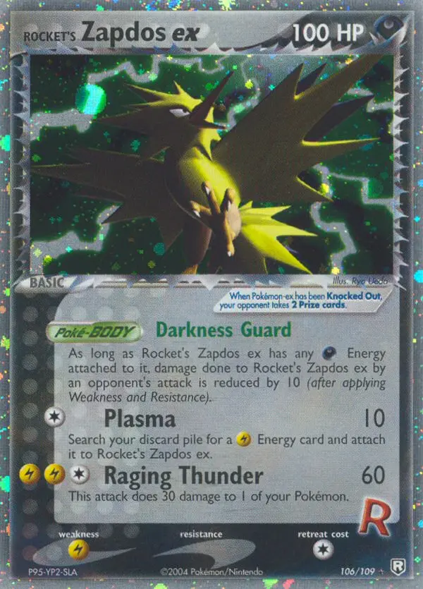Carte Pokémon Rocket's Électhor ex — EX Team Rocket Returns
