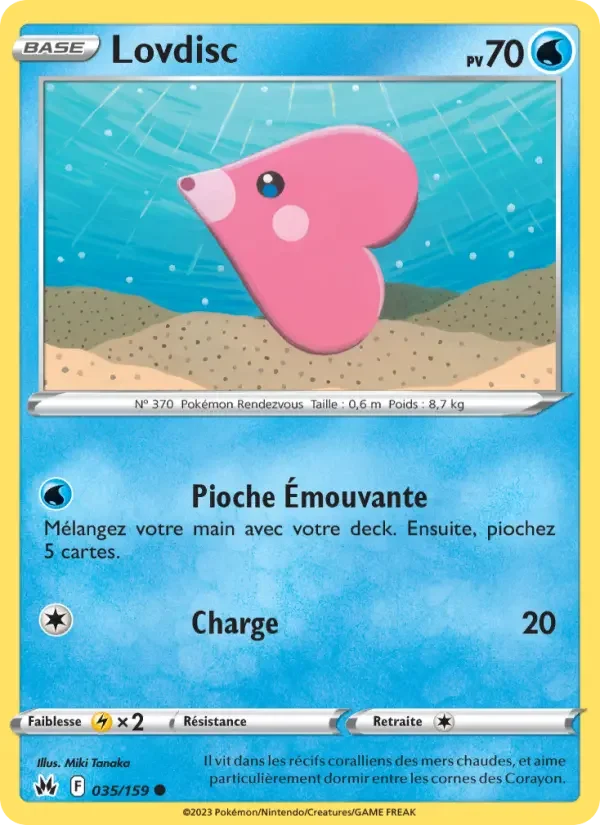 Carte Pokémon Lovdisc — Zénith Suprême