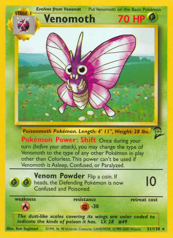 Carte Pokémon Aéromite — Base Set 2