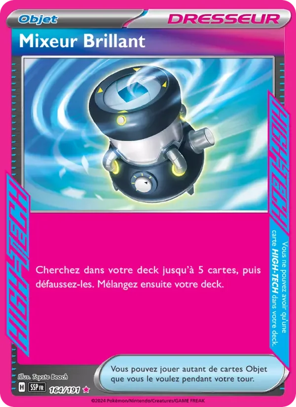 Carte Mixeur Brillant