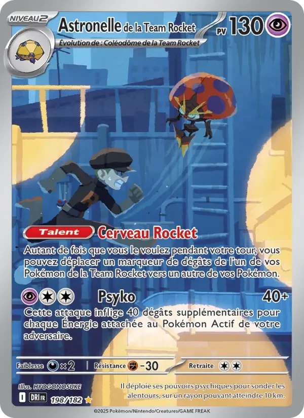 Carte Pokémon Astronelle de la Team Rocket — Rivalités Destinées