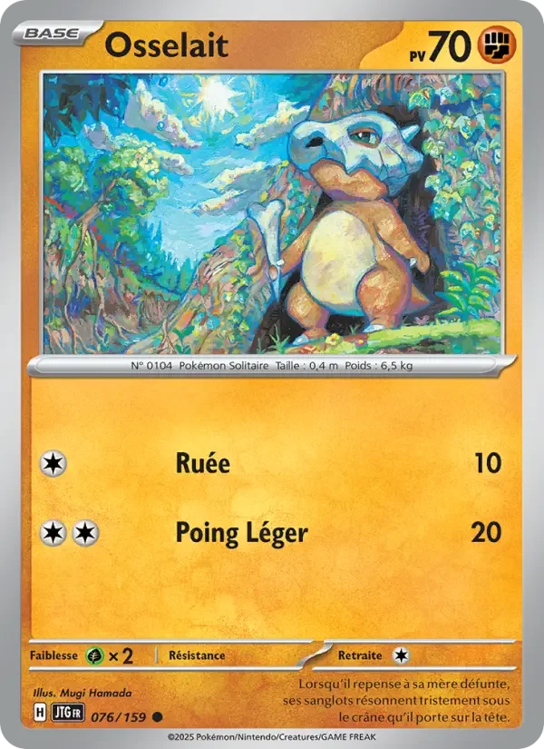 Carte Pokémon Osselait — Aventures Ensemble
