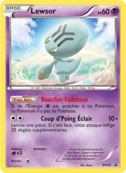 Carte Pokémon Elgyem — Promos Noir et Blanc