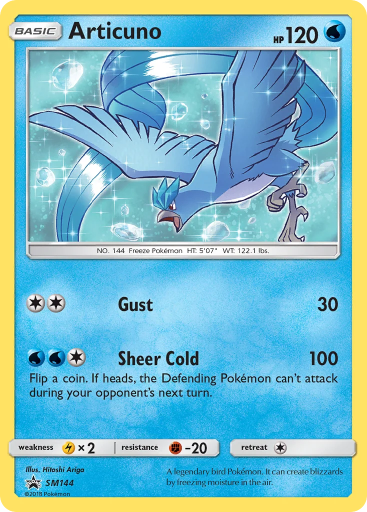 Carte Pokémon Artikodin — Promos Soleil et Lune