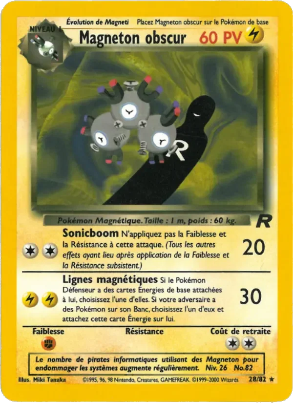 Carte Magneton obscur