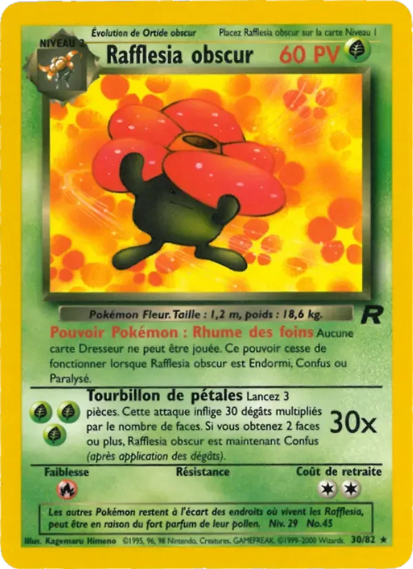 Carte Rafflesia obscur