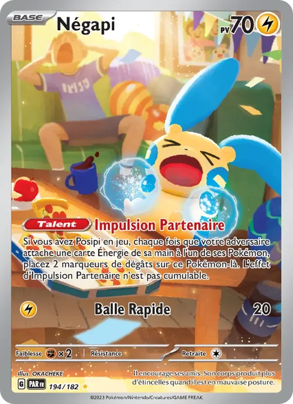 Carte Pokémon Négapi — Faille Paradoxe