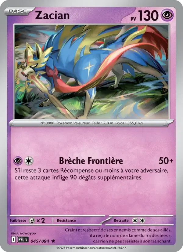 Carte Zacian
