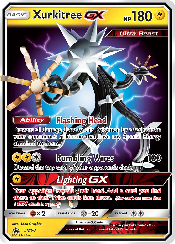 Carte Pokémon Câblifère GX — Promos Soleil et Lune