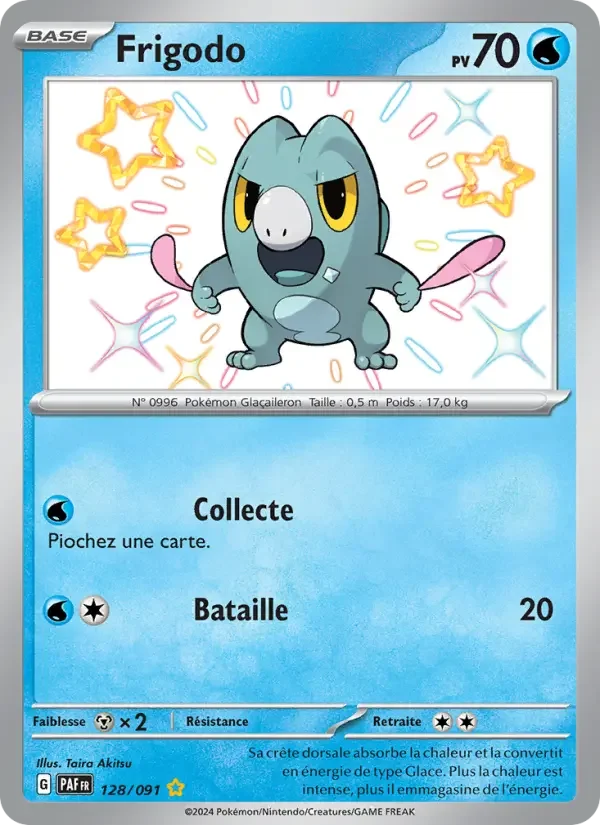 Carte Pokémon Frigodo — Destinées de Paldea