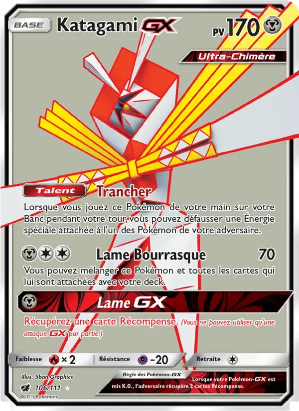 Carte Katagami GX