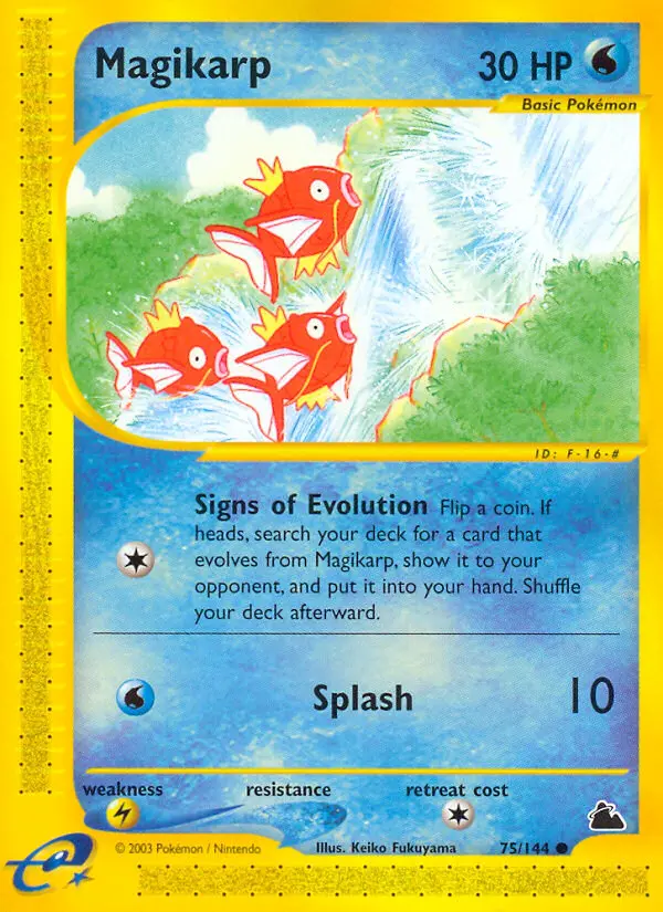 Carte Pokémon Magicarpe — Skyridge