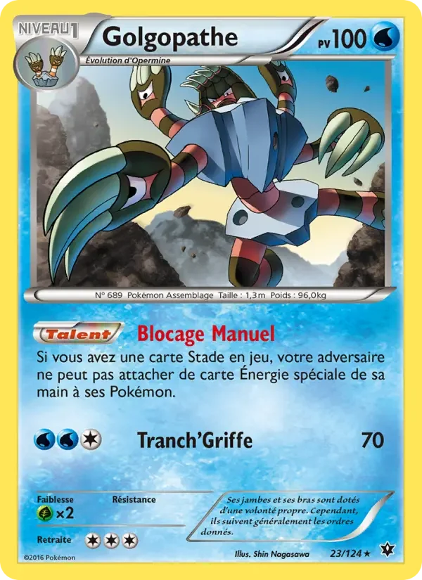 Carte Pokémon Golgopathe — Impact des Destins