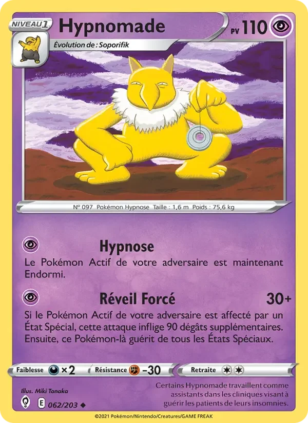 Carte Pokémon Hypnomade — Évolution Céleste