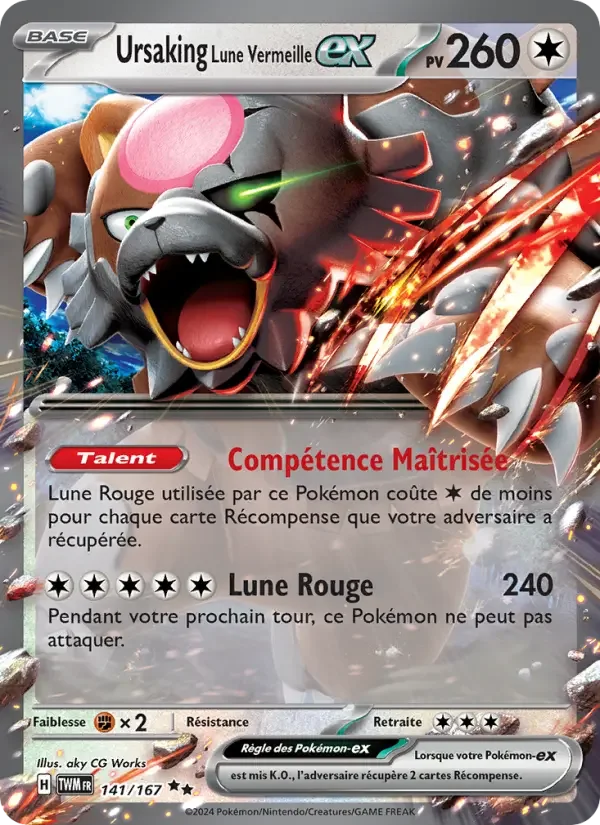 Carte Ursaking Lune Vermeille-ex