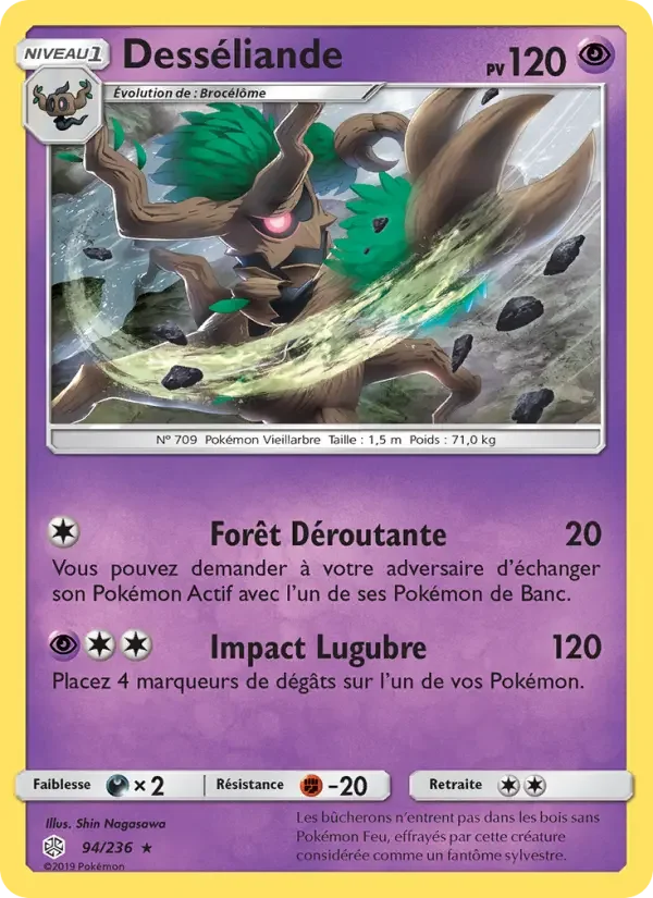 Carte Pokémon Desséliande — Éclipse Cosmique